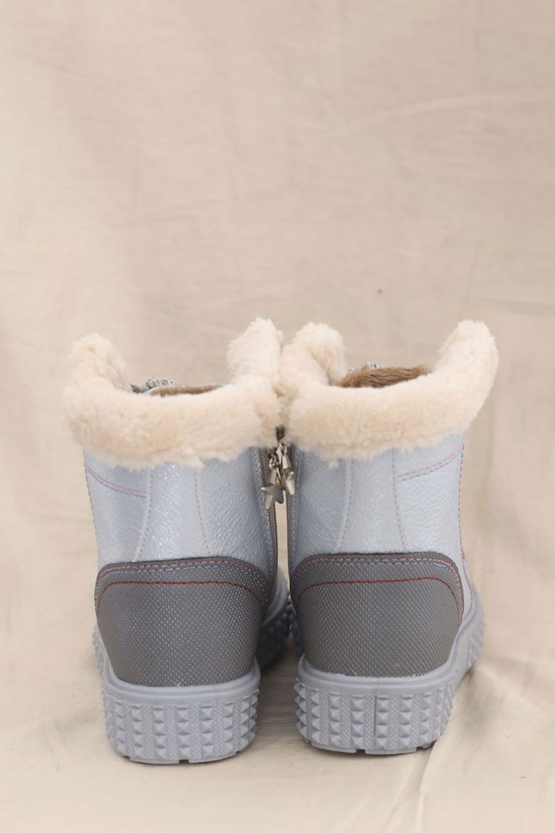 Lace-up Kids Boots Silver - 2323.264.