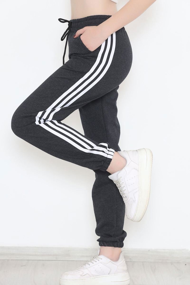 Smoked Sweatpants with Side Stripes - 11424.1250.