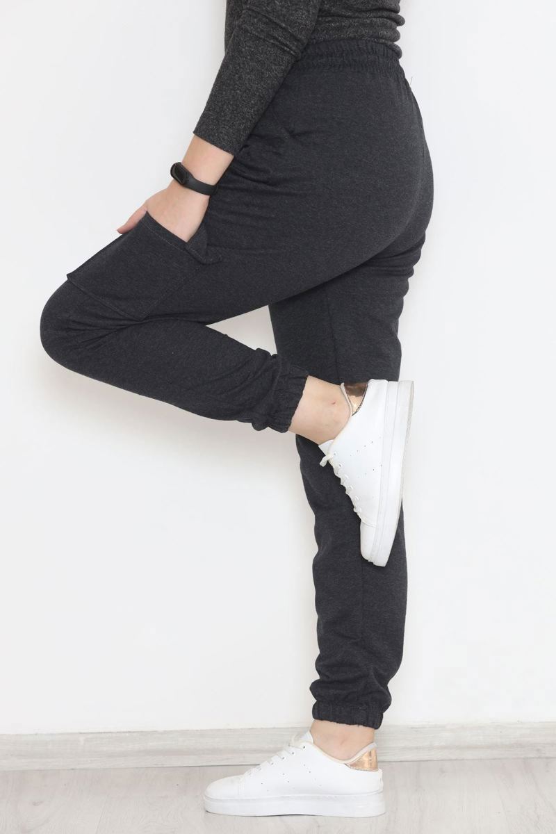 Plus Size Cargo Sweatpants Anthracite - 12284.1250.