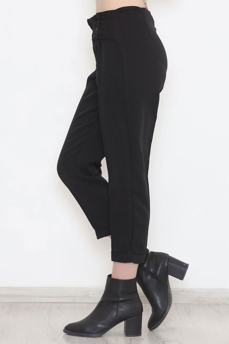 Pants with a belt look black - 20785.683.