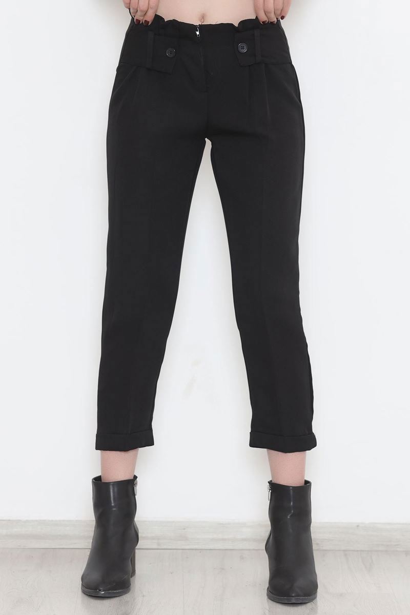 Pants with a belt look black - 20785.683.