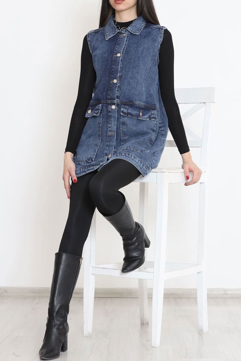 Denim Vest Blue - 10001.1778.