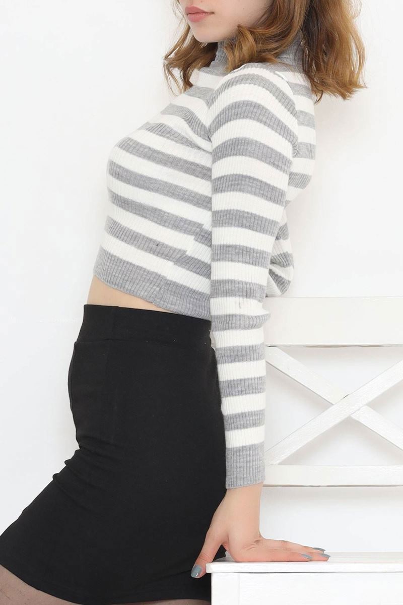 Striped Knitwear Graywhite - 11762.1612.